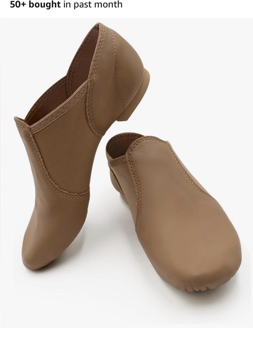 2 Pairs of Capezio Tan Slip-On Jazz Shoes